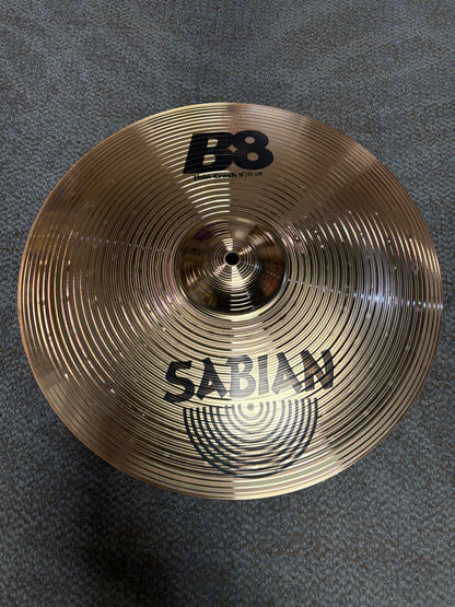 Sabian 16" B8 Thin Crash Cymbal (Used)