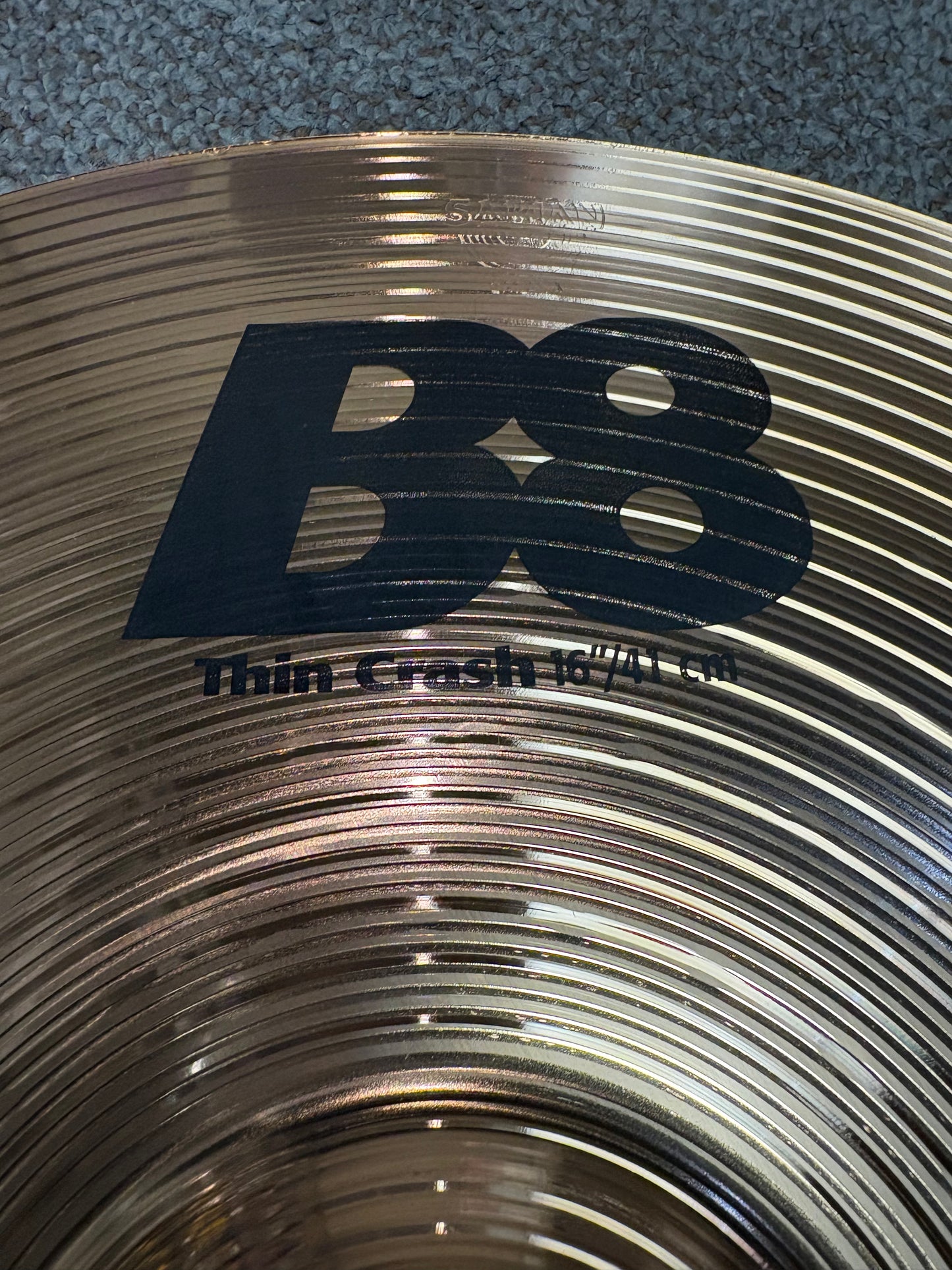 Sabian 16" B8 Thin Crash Cymbal (Used)