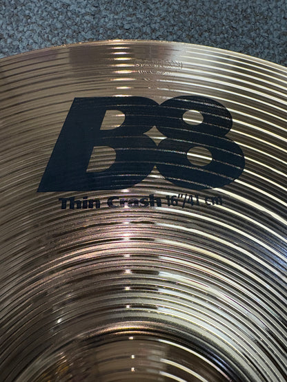 Sabian 16" B8 Thin Crash Cymbal (Used)