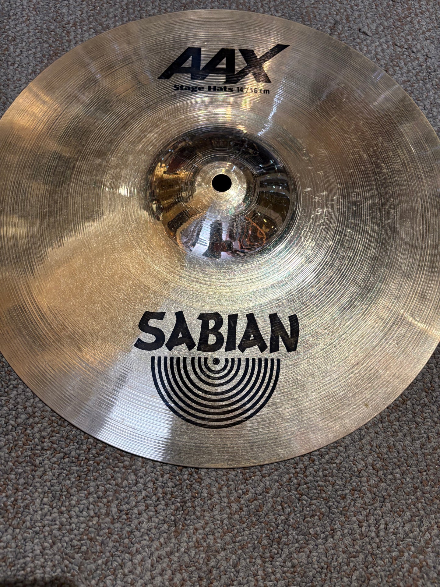 Sabian AAX 14" Stage Hi-Hat Cymbals - Brilliant Finish (Used)