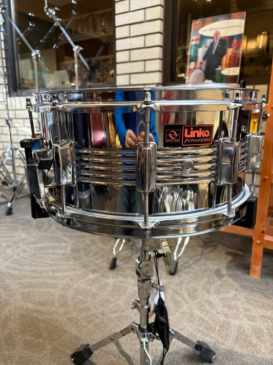 Linko 14"x6.5" 10 Lug Steel Snare Drum (Used)