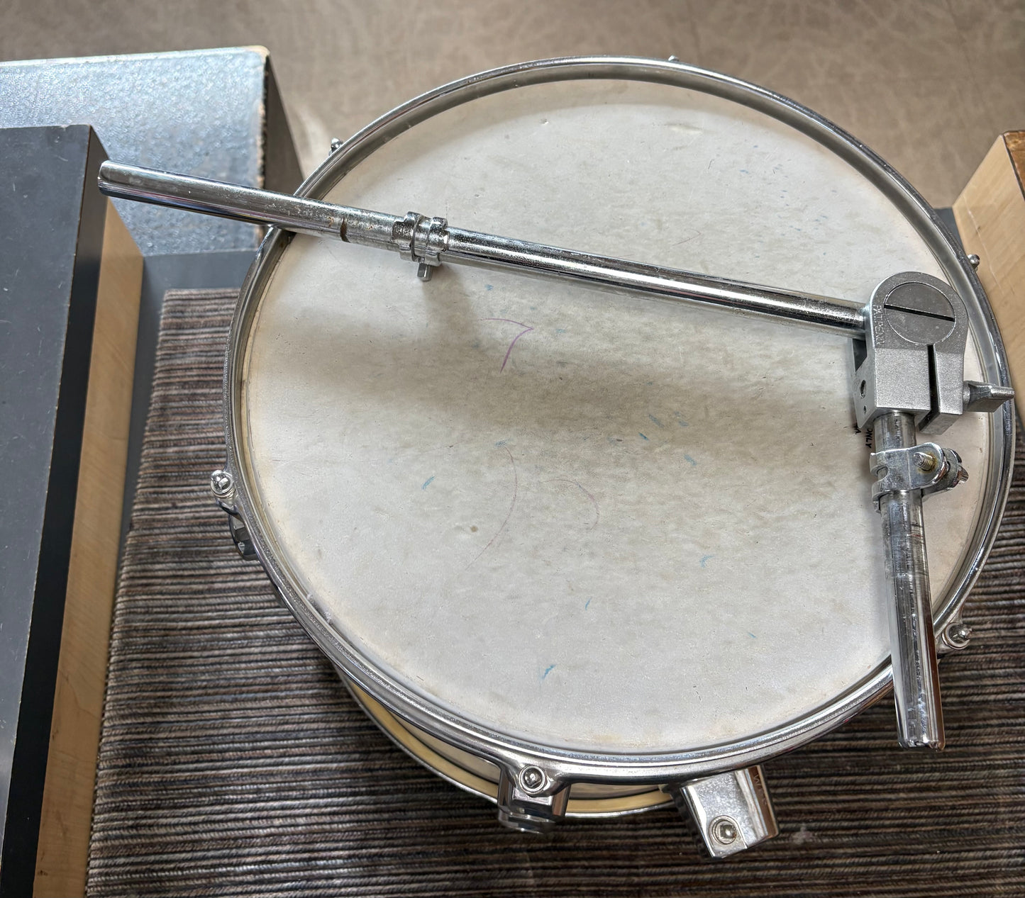 CB Percussion 13"x9" Tom w/Arm - White Wrap (Used)