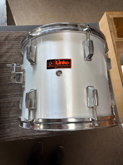 Linko Percussion 12"x10" Tom -  Silver Wrap (Used)