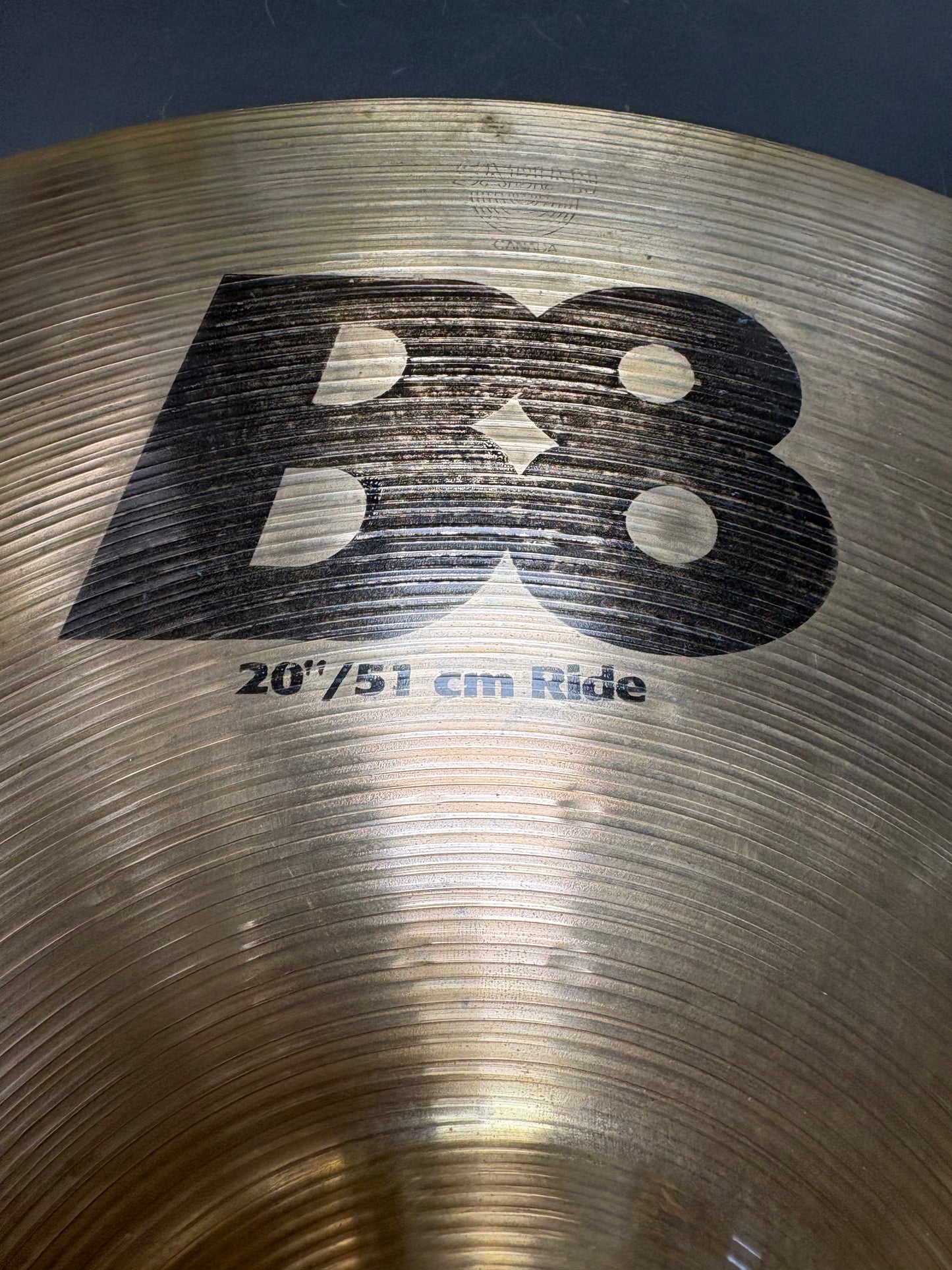 Sabian 20" B8 Ride Cymbal (Used)