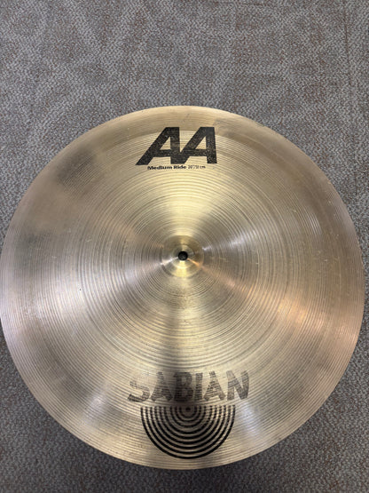 Sabian 20" AA Medium Ride Cymbal (Used)