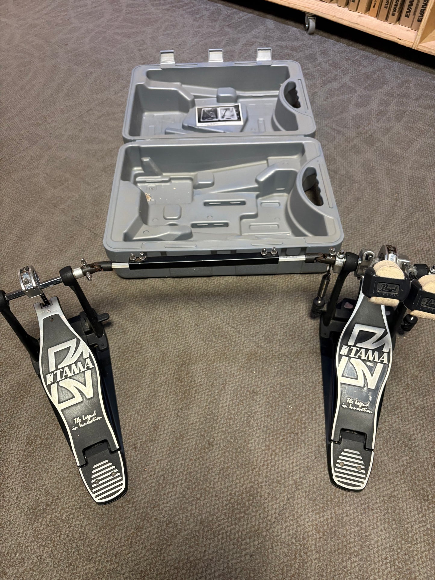 Tama Iron Cobra Jr. Double Bass Drum Pedal  w/Case (Used)