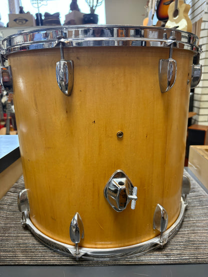 16"x15" Floor Tom w/Legs - Natural Finish (Used)