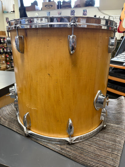 16"x15" Floor Tom w/Legs - Natural Finish (Used)