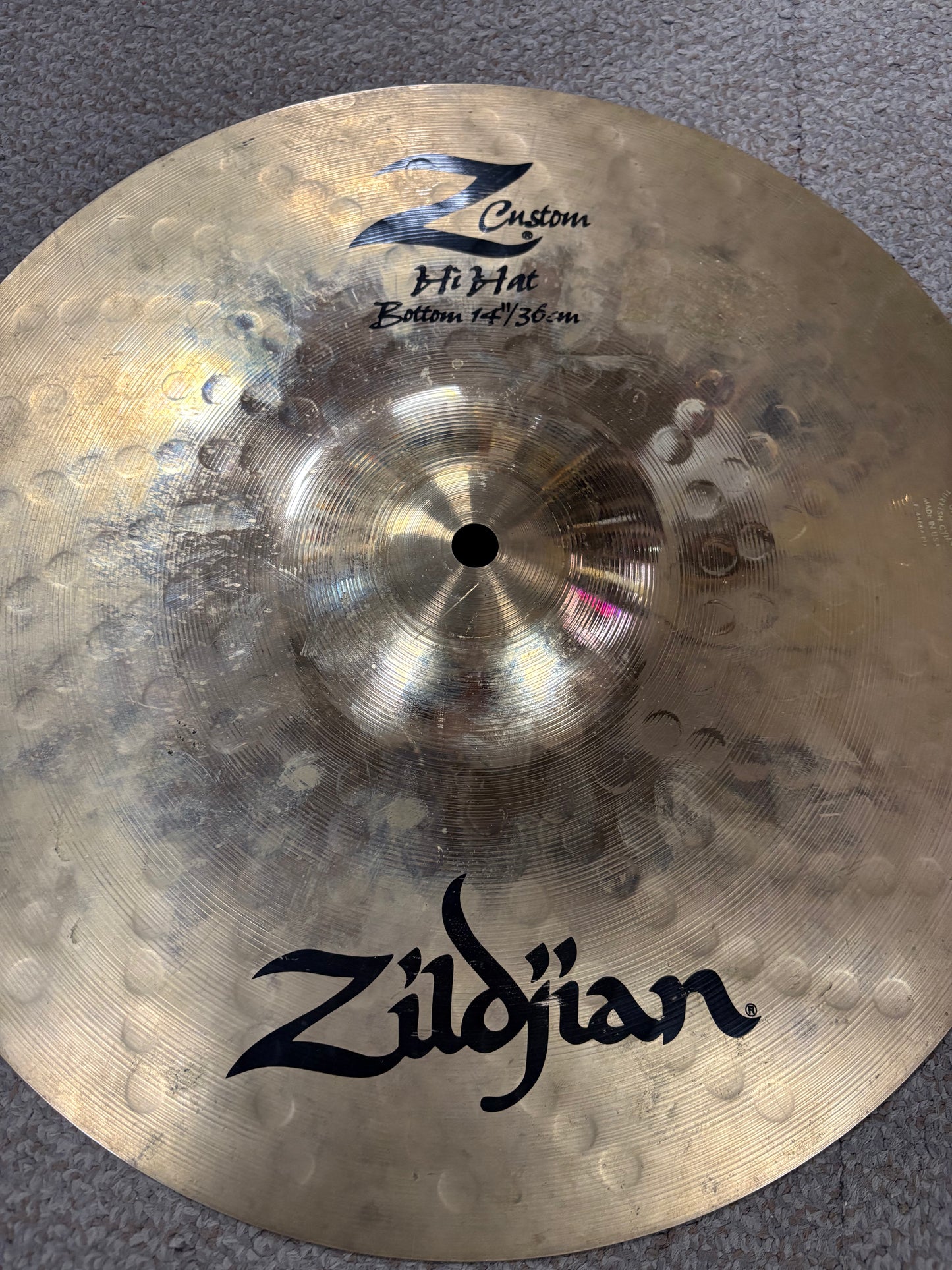 Zildjian 14" Z Custom Hi-Hat Cymbals (Used)