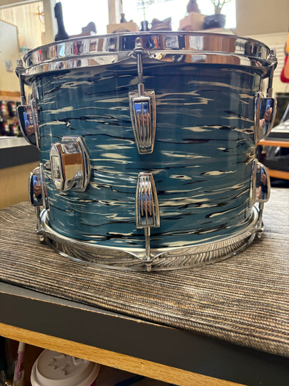 Ludwig 13"x9" Tom - Blue Oyster Wrap (1969)