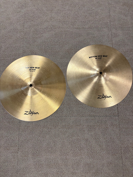 ZIldjian 14" New Beat Hi-Hat Cymbals (Used)