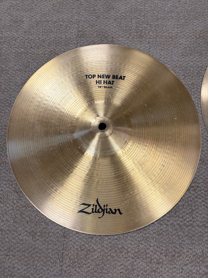 ZIldjian 14" New Beat Hi-Hat Cymbals (Used)