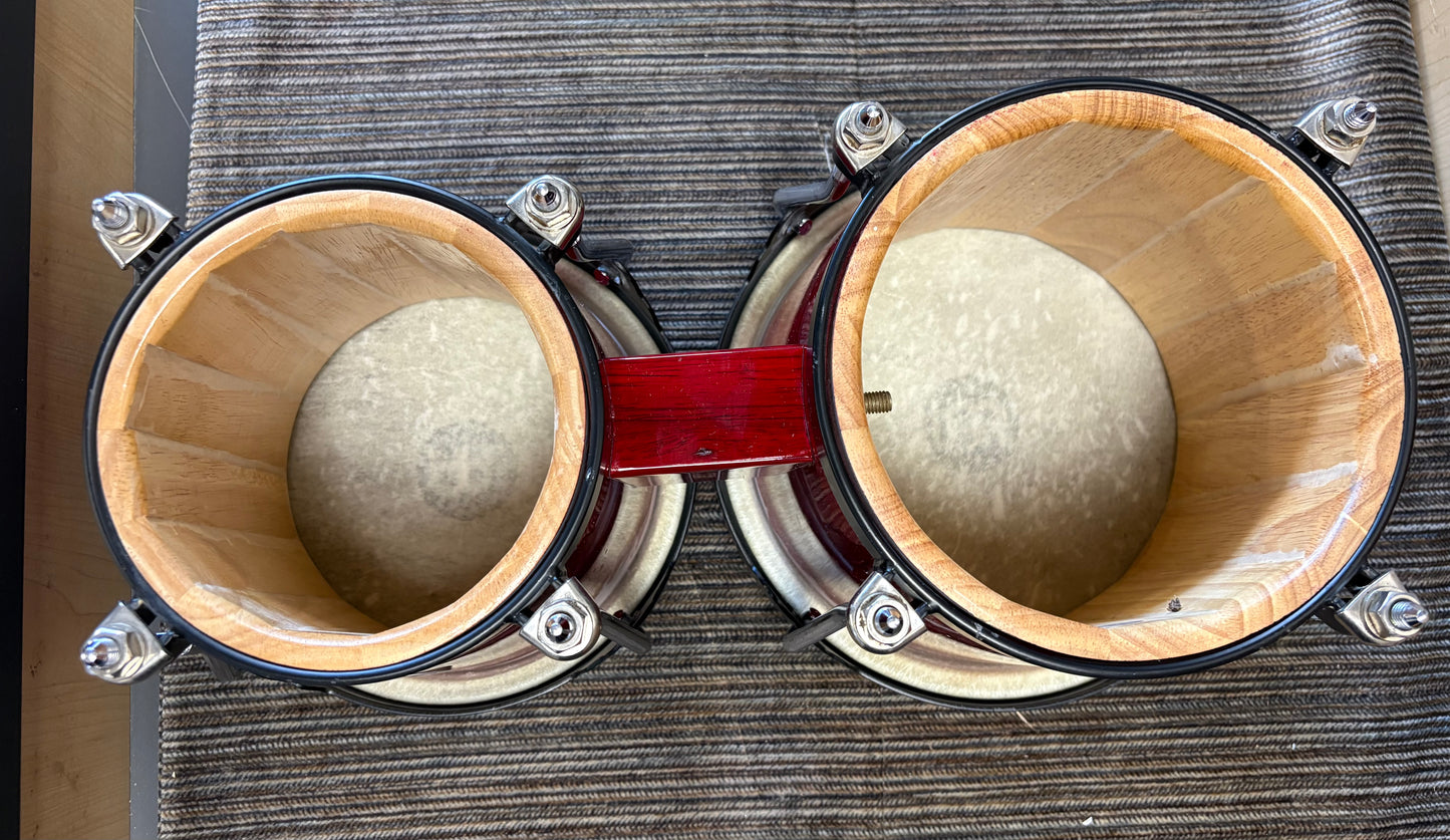 Meinl Headliner 8"x6.75" Bongos - Wine Red (Used)