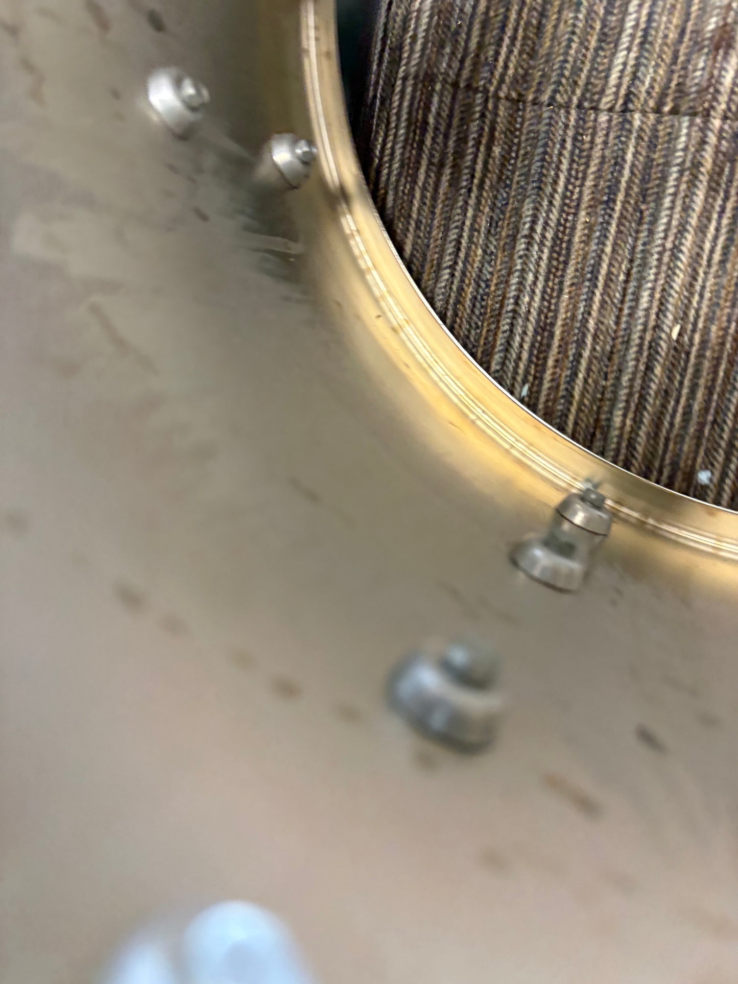 Ludwig 14"x10" Chrome "Ludalloy" Marching Snare Drum w/Case (1970)