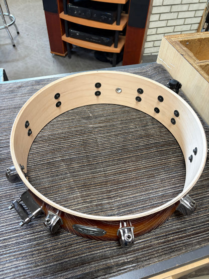 Tama Artwood Custom 14"x4" Snare Drum - Golden Sunset (Used)