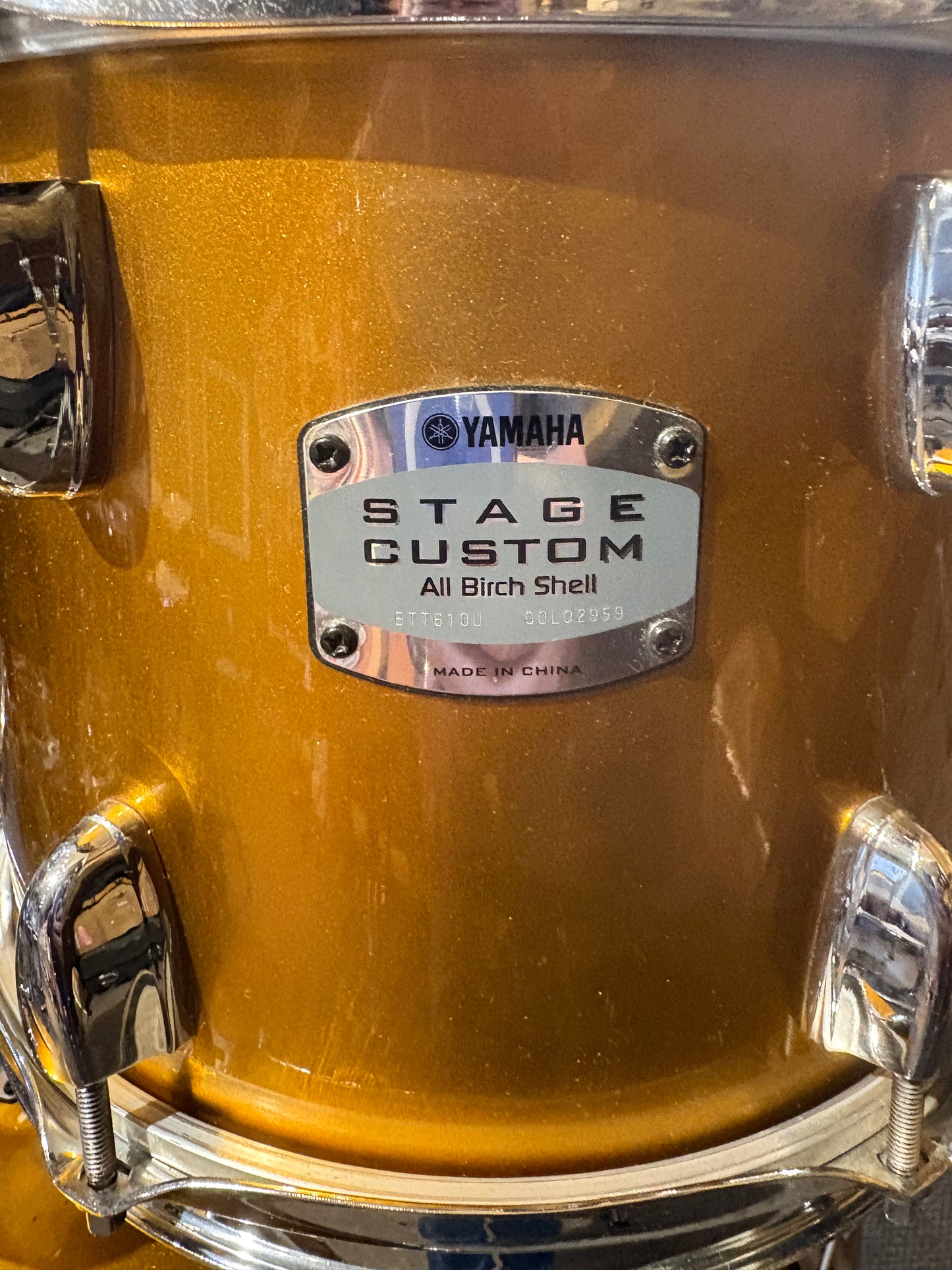 Yamaha Stage Custom Birch 4-Piece Shell Pack - Gold Metallic (Used)