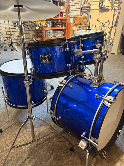 Granite Percussion 5-Piece Junior Drum Set - Blue (Used)