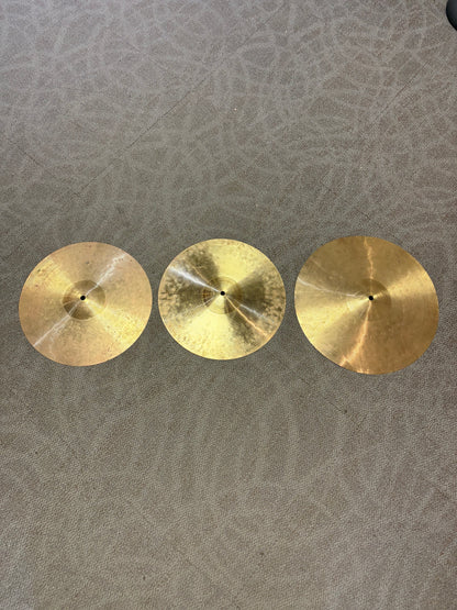 2 Piece Brass Cymbal Pack - 14" Hi-Hats & 16" Crash