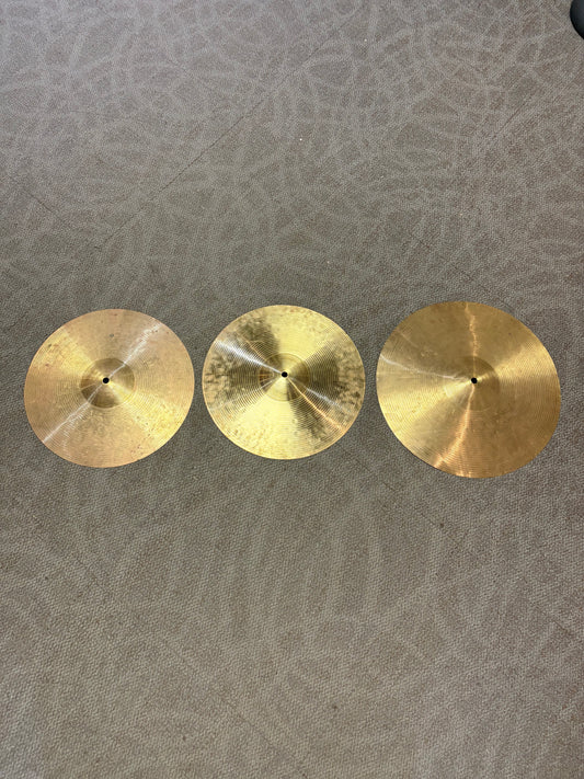 2 Piece Brass Cymbal Pack - 14" Hi-Hats & 16" Crash