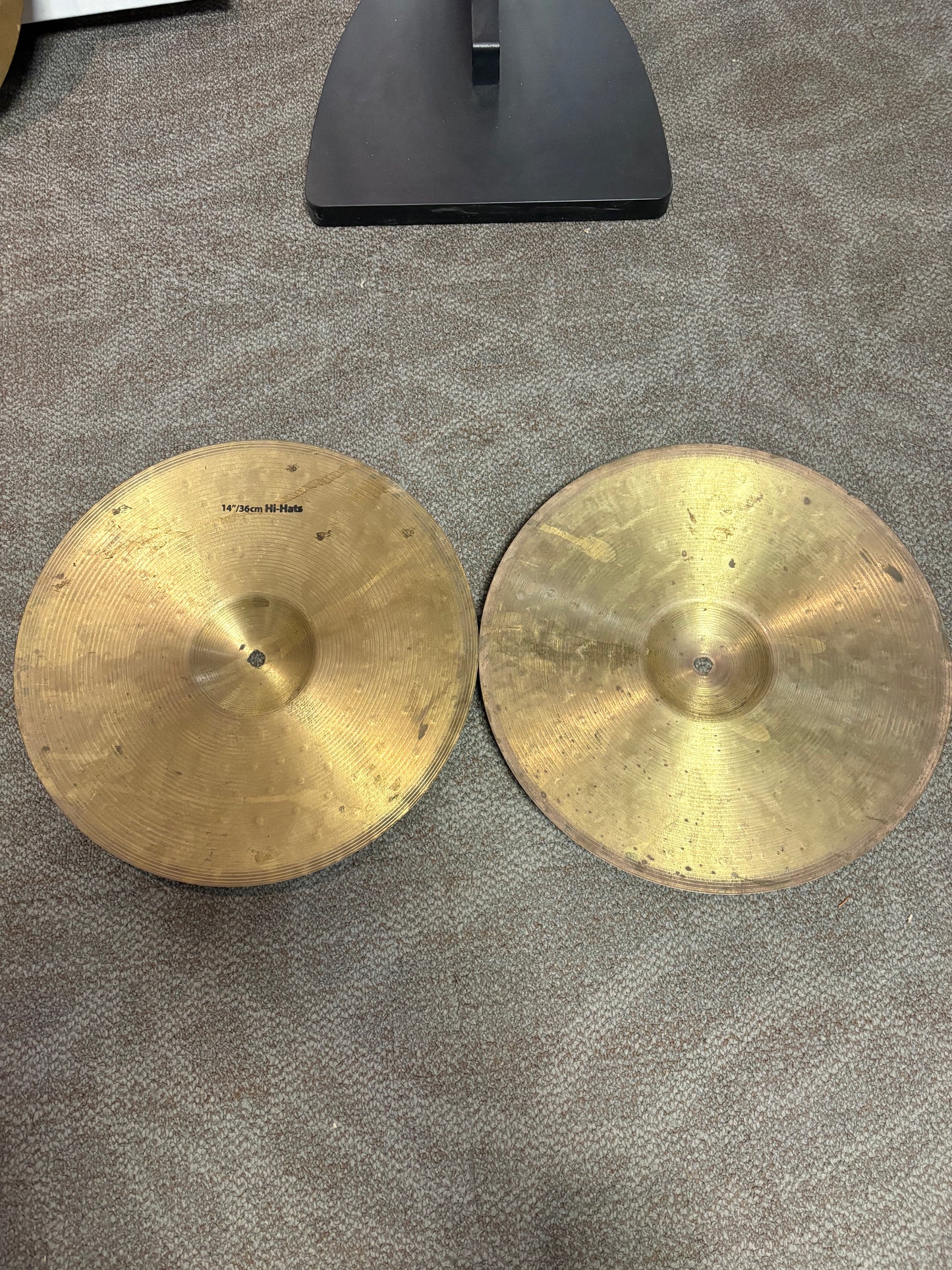 2 Piece Brass Cymbal Pack - 14" Hi-Hats & 18" Crash Ride