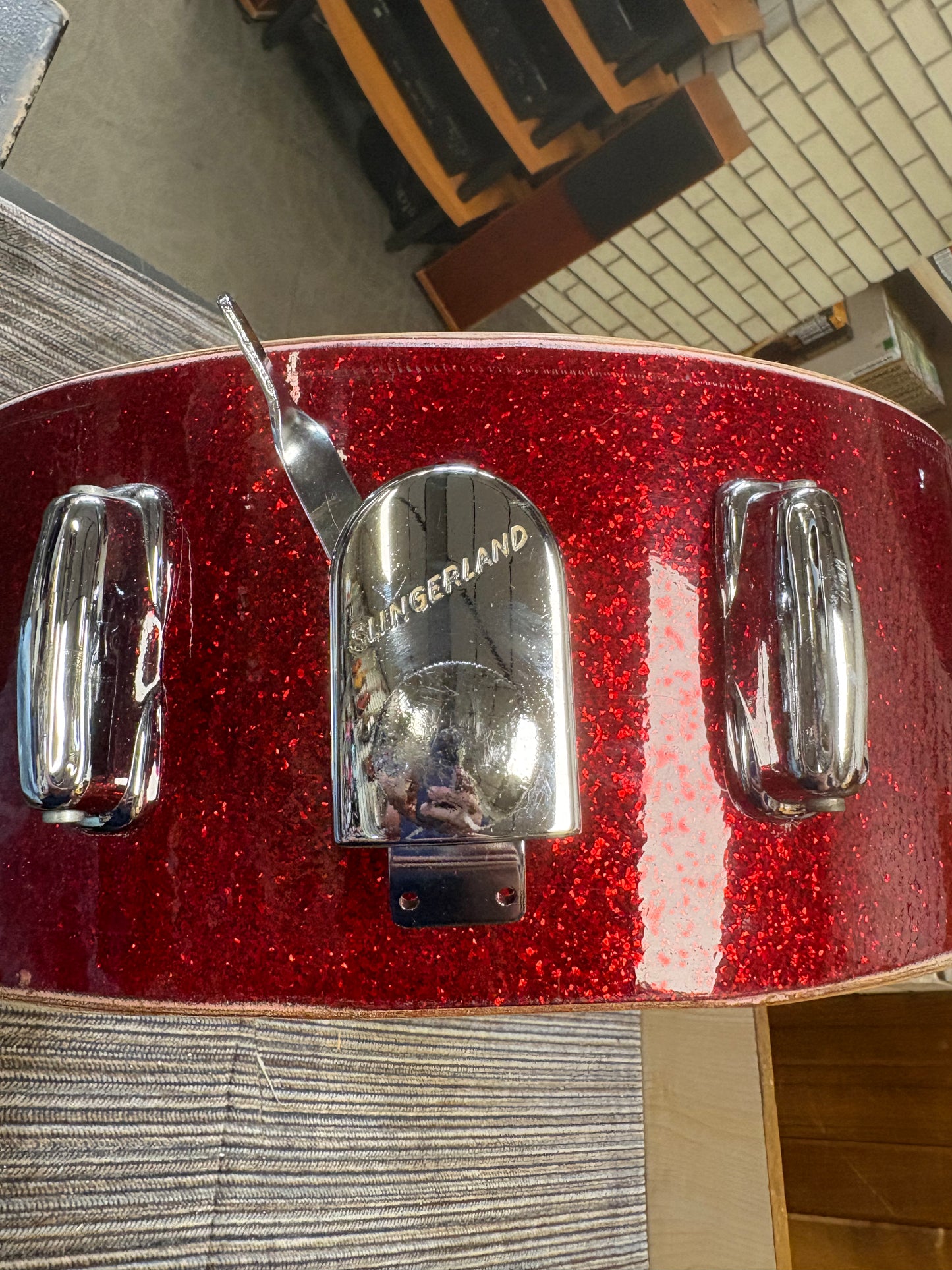 Slingerland Artist Model 14"x5.5" - Sparkling Red (1965)