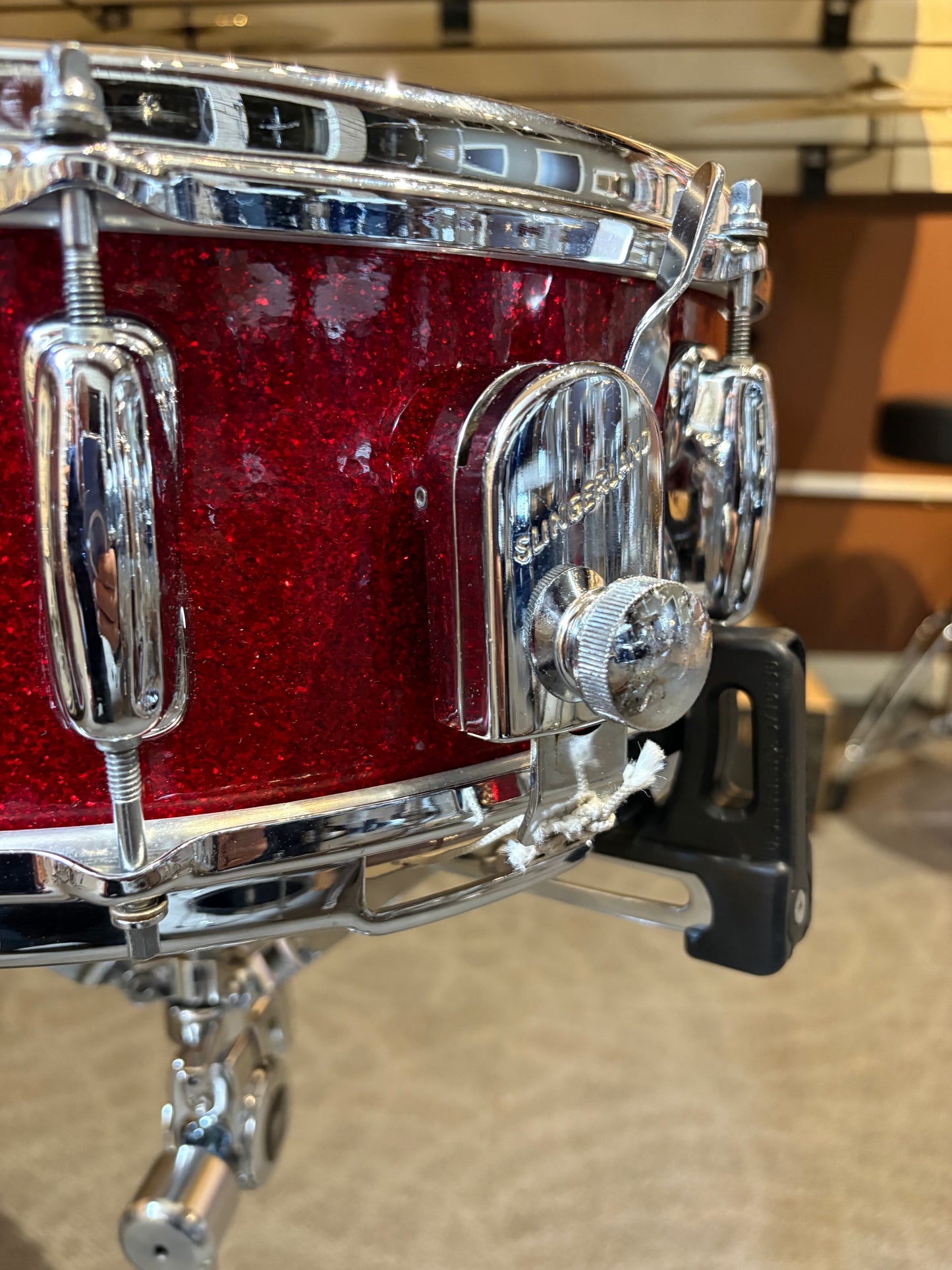 Slingerland Artist Model 14"x5.5" - Sparkling Red (1965)
