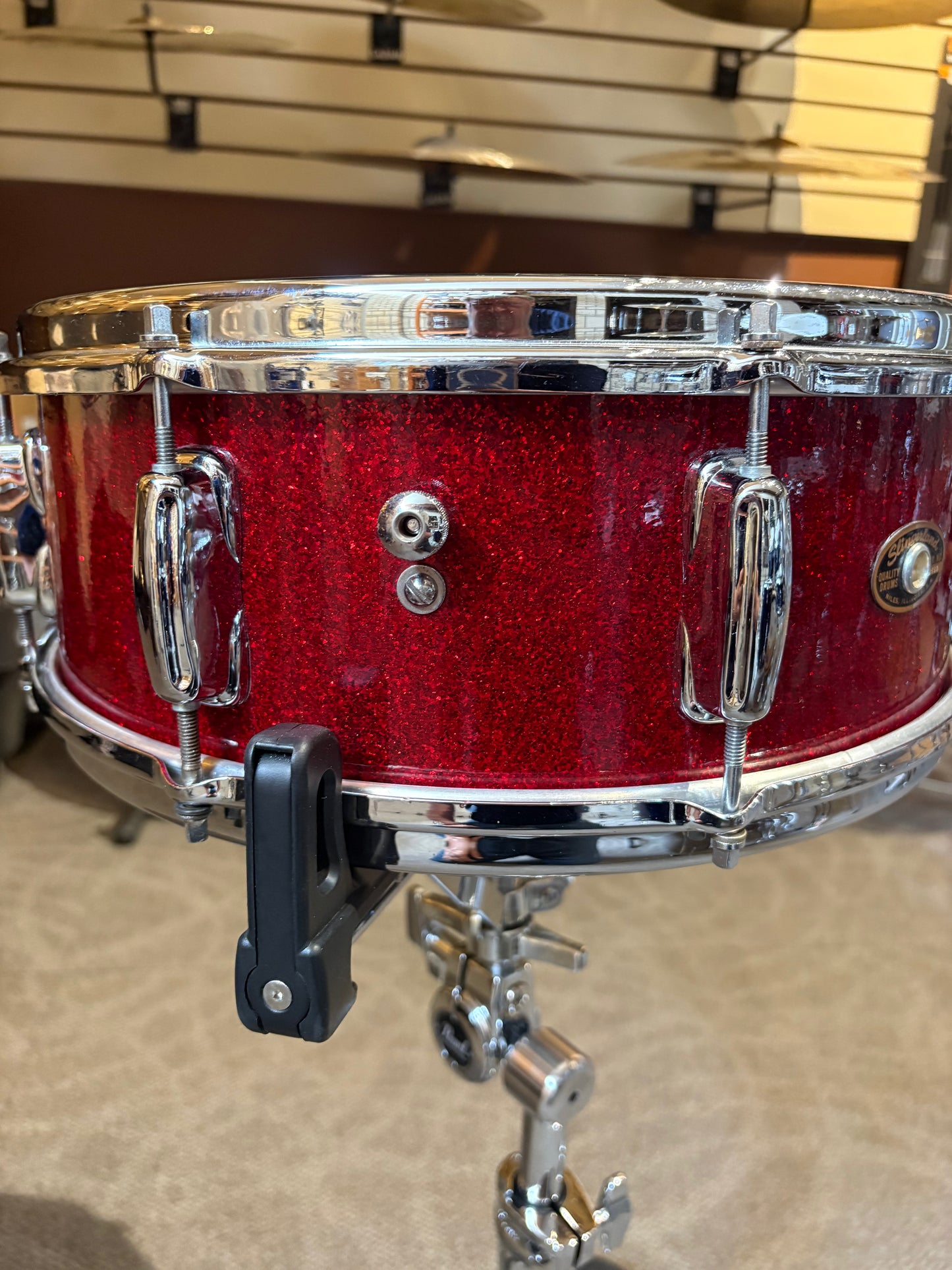 Slingerland Artist Model 14"x5.5" - Sparkling Red (1965)