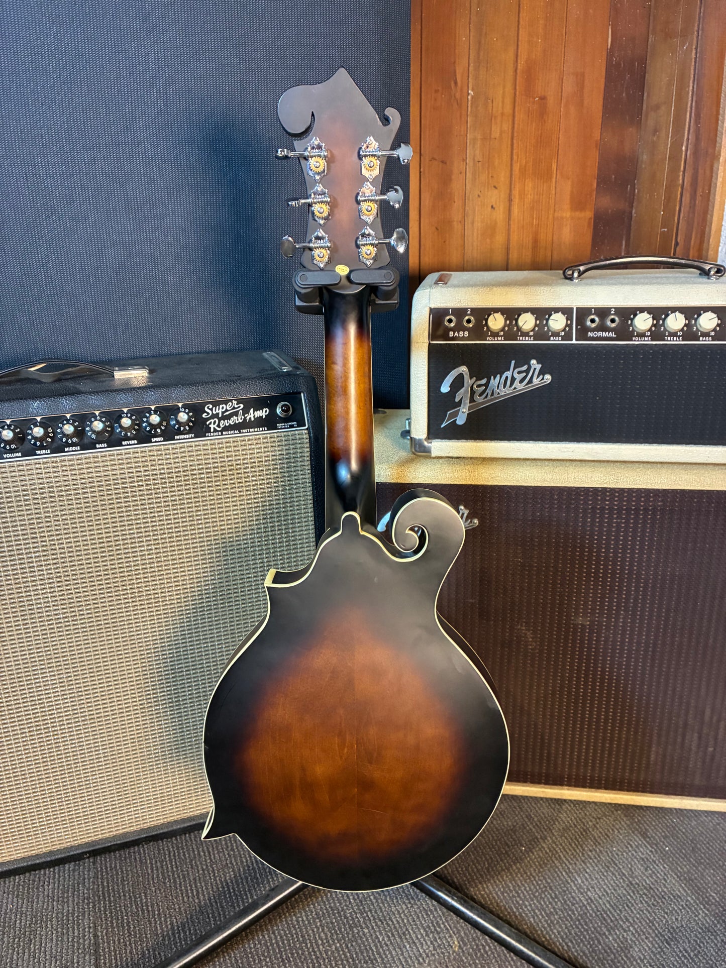 Goldtone F-6 F-Style Mando-Guitar w/Pickup & Case - Sunburst (Used)
