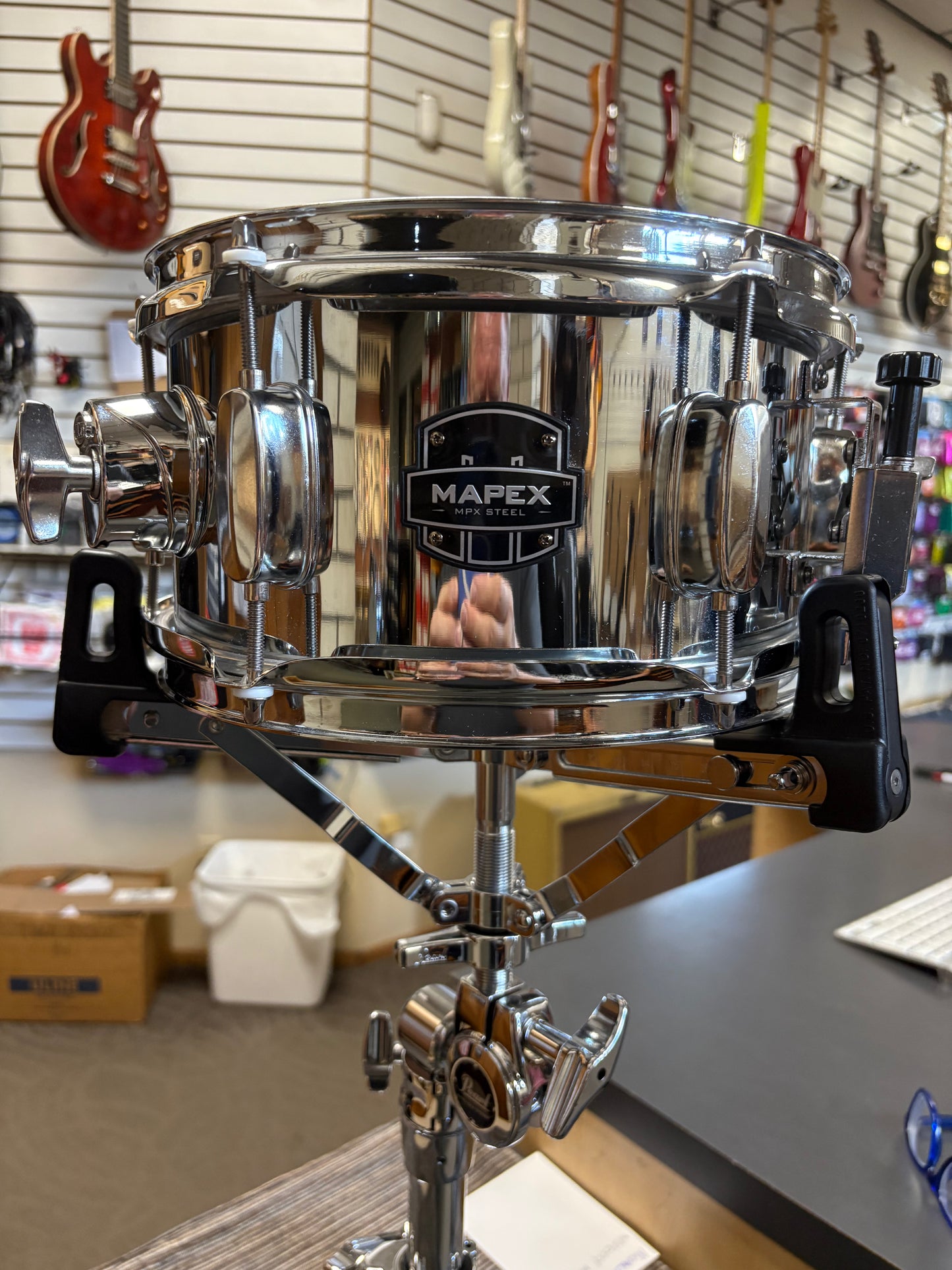 Mapex MPX Steel 10"x5.5" Steel Piccolo Snare Drum (Used)