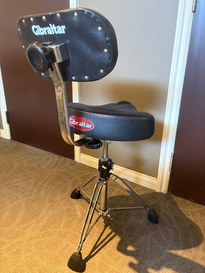Gibraltar 9608MB 16" Cordura Saddle Drum Throne w/Backrest (Used)