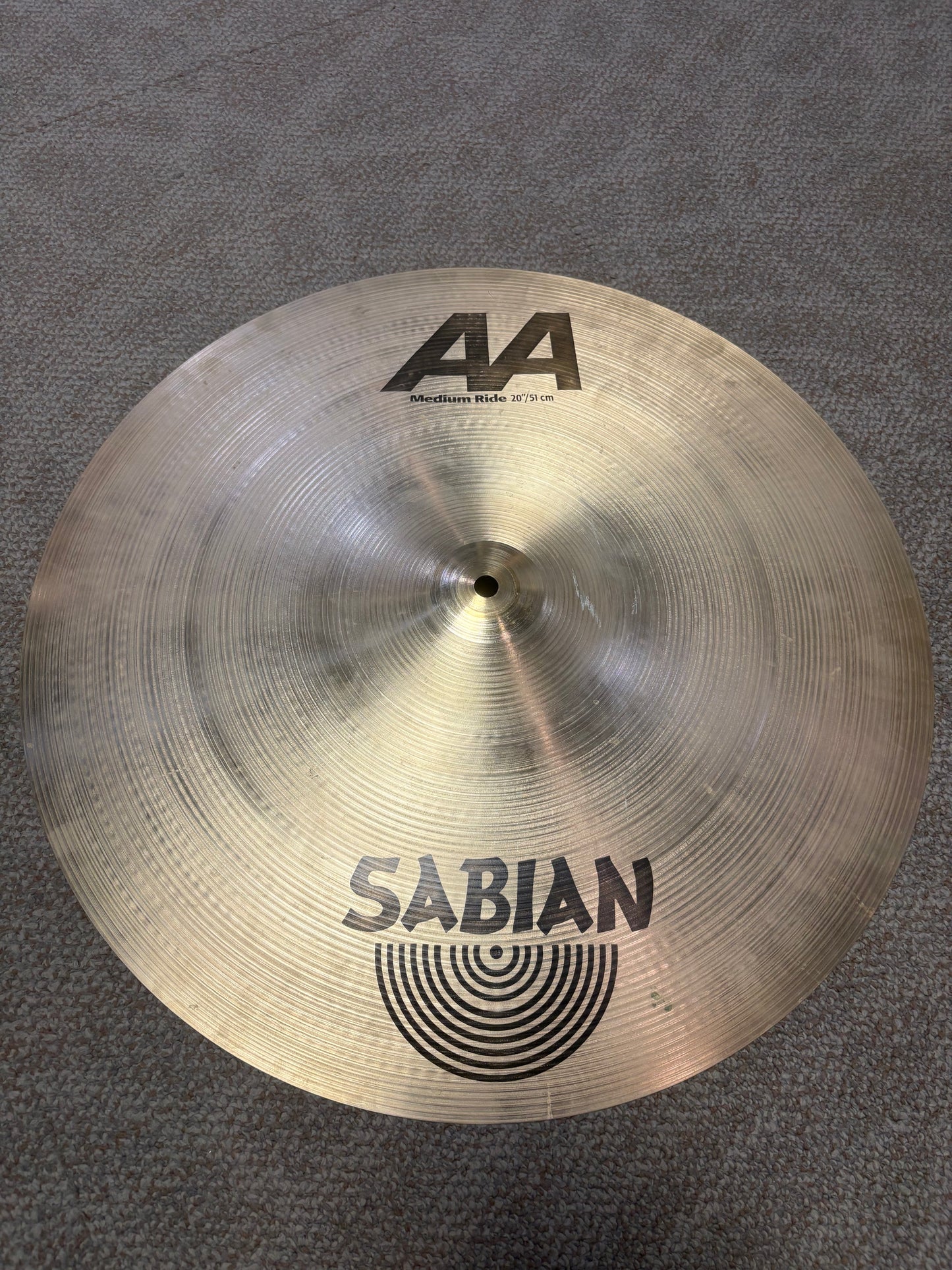 Sabian 20" AA Medium Ride Cymbal (Used)
