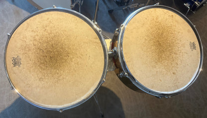 Singlerland Vintage Brass Timbales w/Stand (Used)