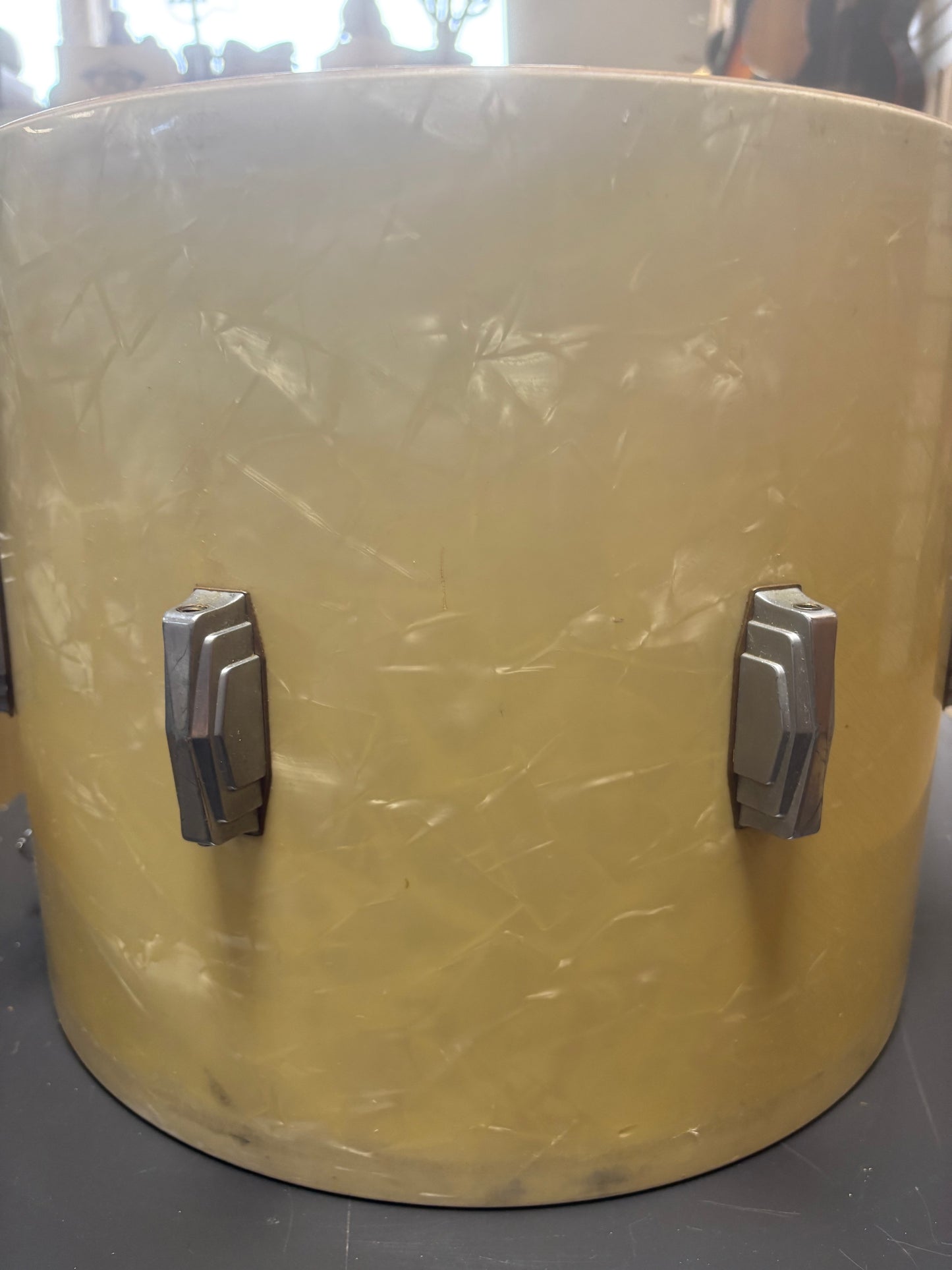 Leedy & Ludwig 3160 "Triumphlal" 15"x12" Parade Snare Drum - Marine Pearl (1952)