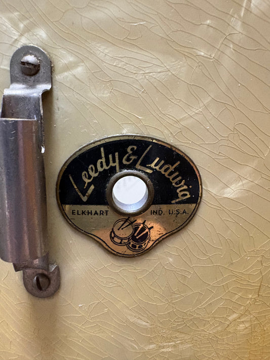 Leedy & Ludwig 3160 "Triumphlal" 15"x12" Parade Snare Drum - Marine Pearl (1952)