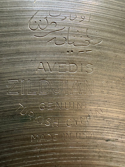 Zildjian Large Stamp 17" Crash Cymbal (1950's)