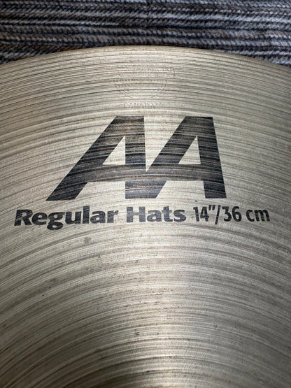Sabian 14" AA Regular Hi-Hat Cymbals (Used)