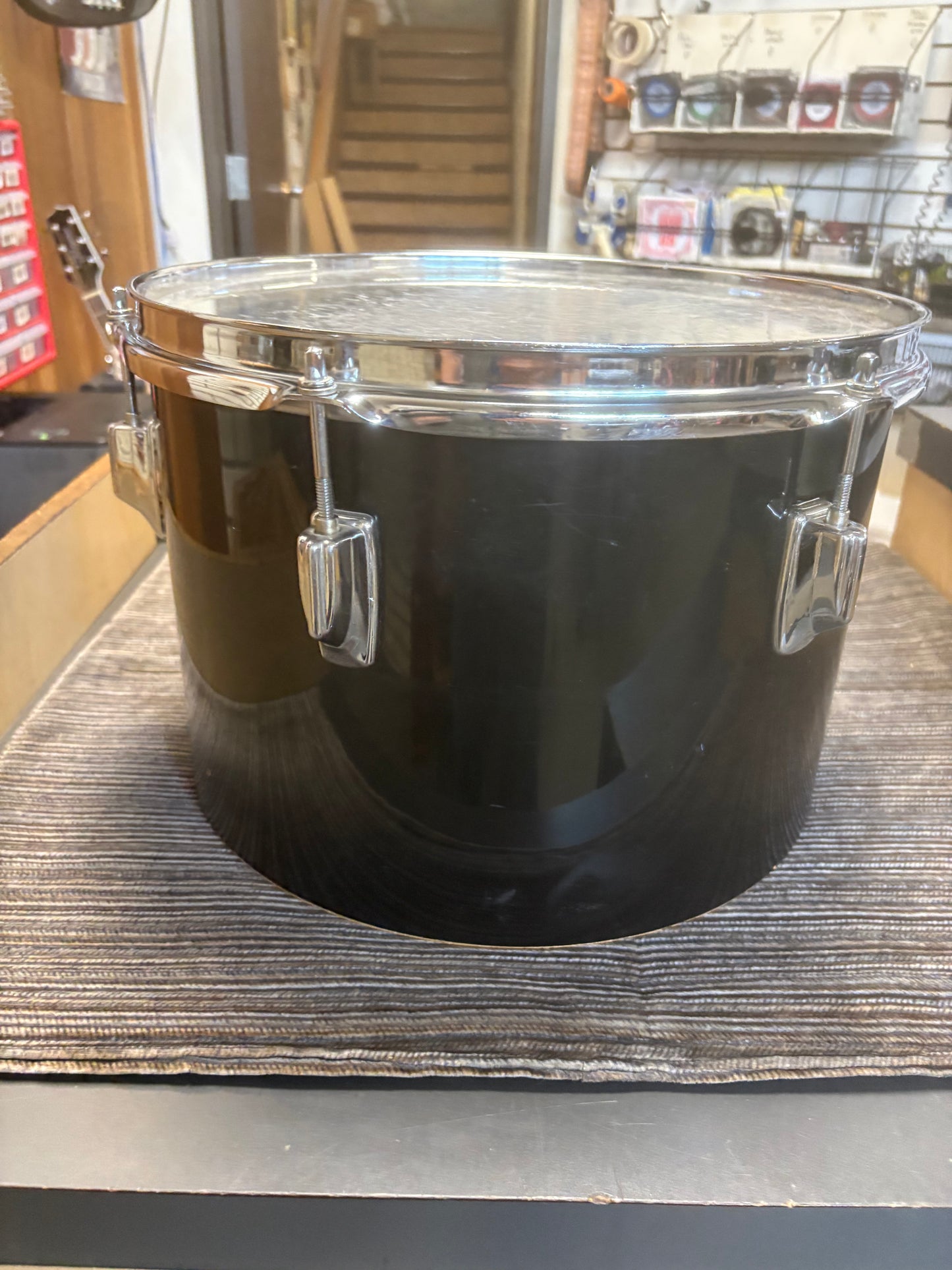 Tama Imperialstar Model 8563 13"x9" Concert Tom - Jet Black (1980's)