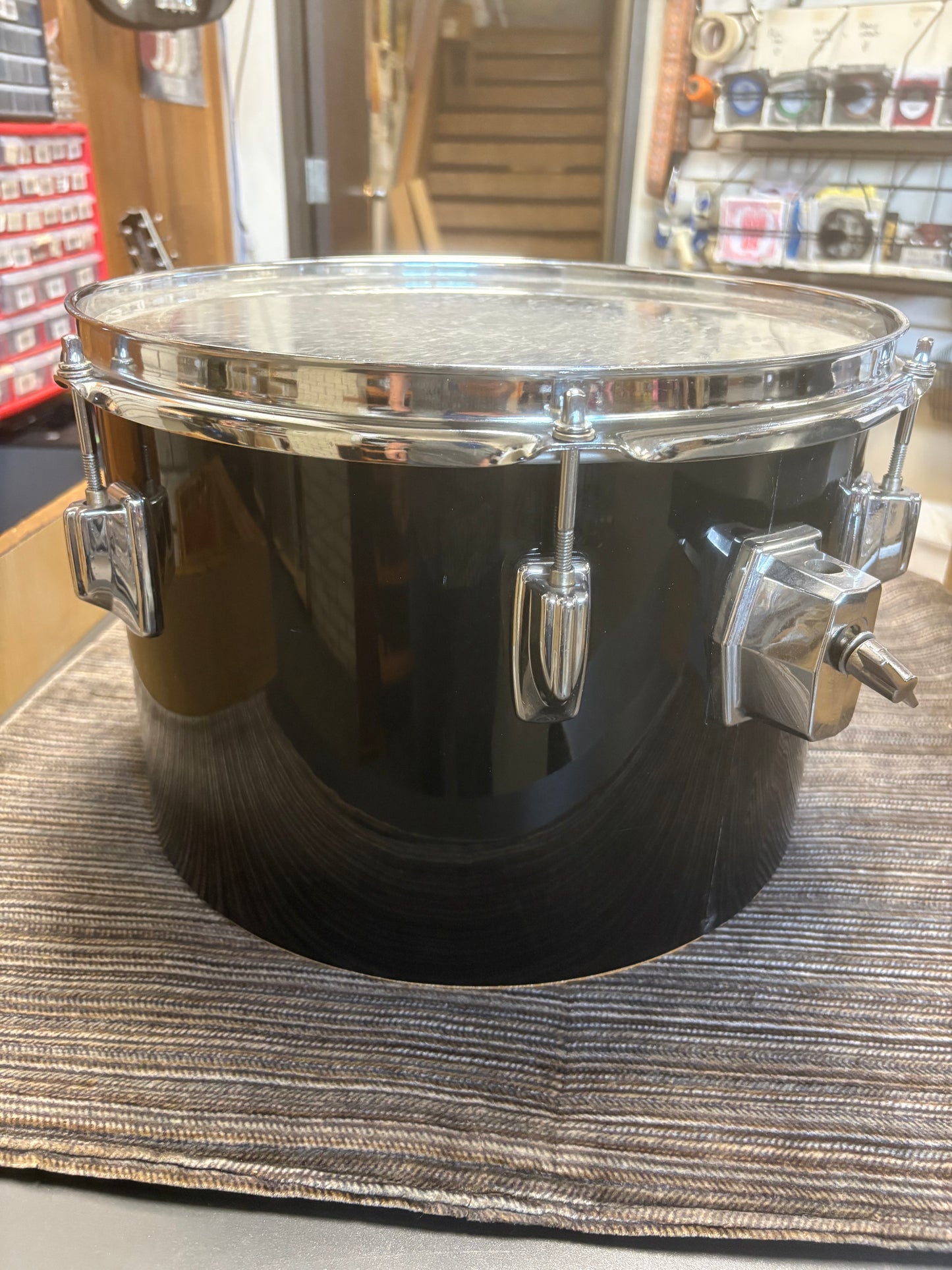 Tama Imperialstar Model 8563 13"x9" Concert Tom - Jet Black (1980's)