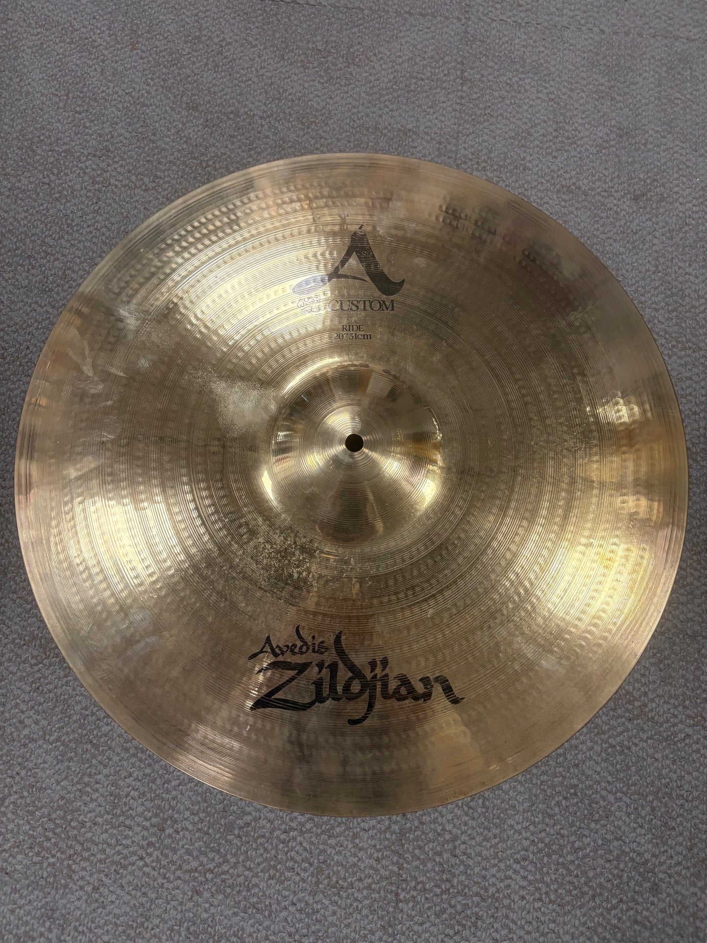 Zildjian 20" A Custom Brilliant Ride Cymbal (Used)
