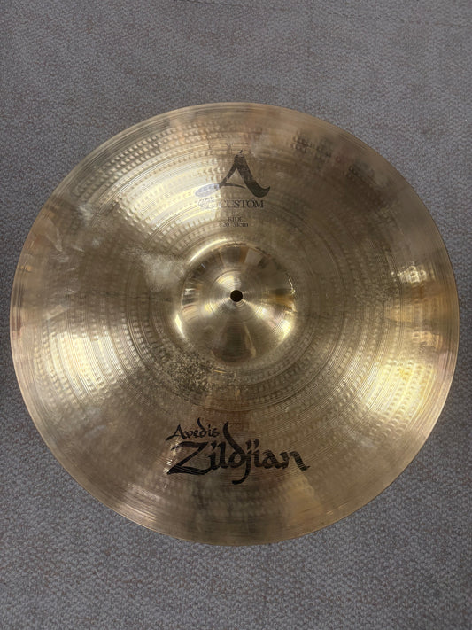 Zildjian 20" A Custom Brilliant Ride Cymbal (Used)