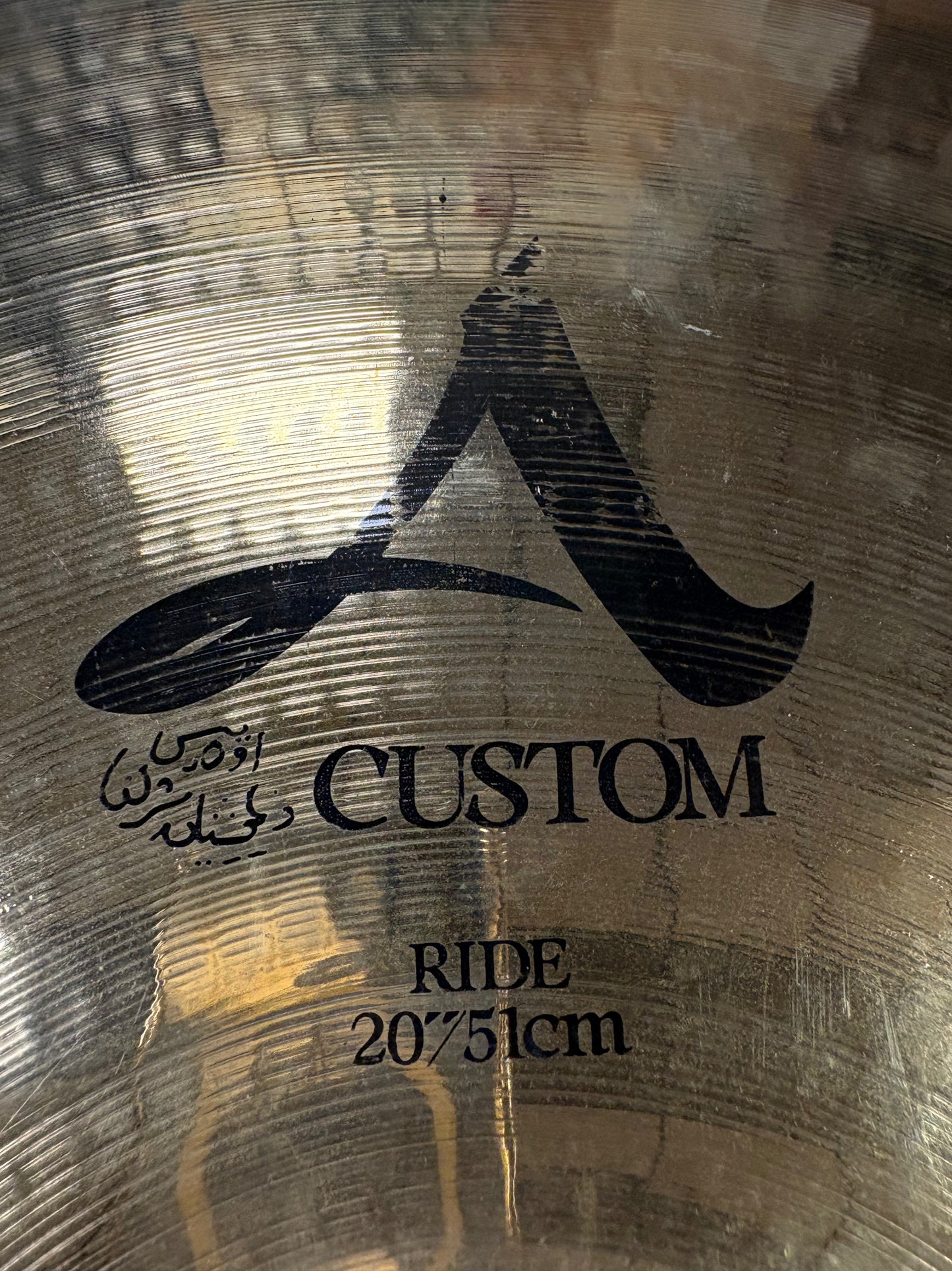 Zildjian 20" A Custom Brilliant Ride Cymbal (Used)