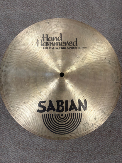 Sabian 15" HH Extra Thin Crash Cymbal (Used)