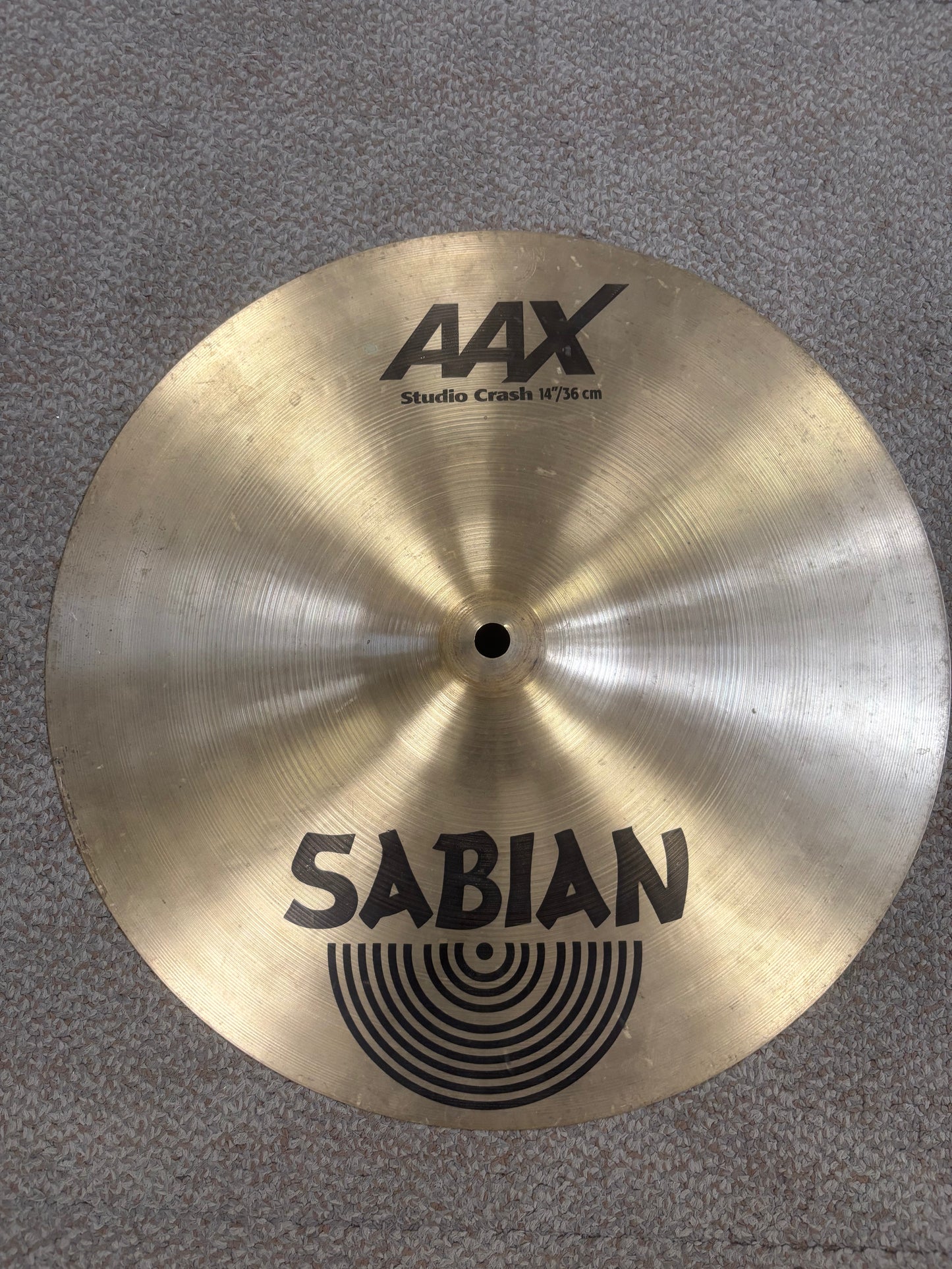Sabian 14" AAX Studio Crash Cymbal (Used)