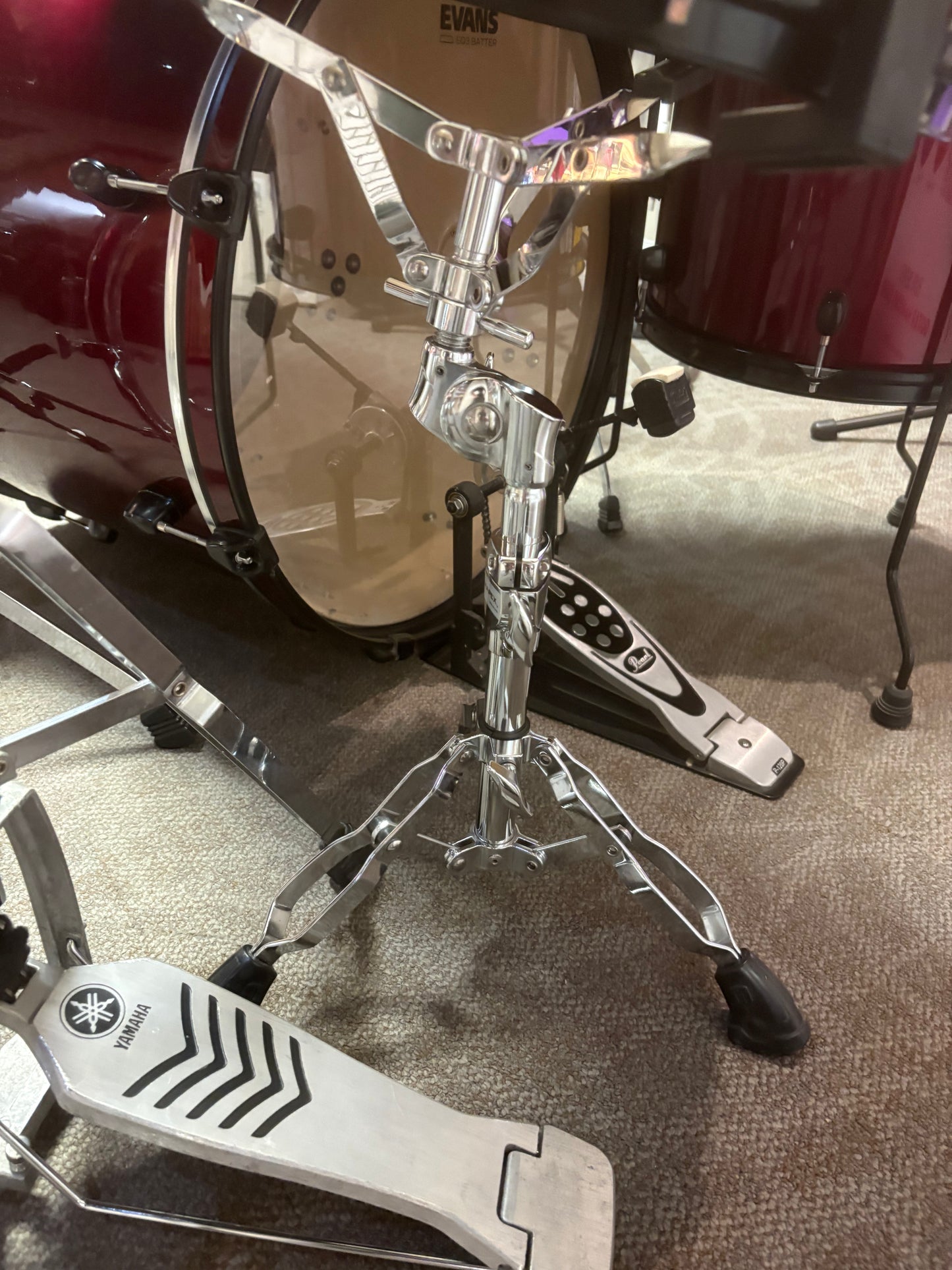 Pearl Forum 5-Piece Drum Set w/Hardware - Wine Red (Used)