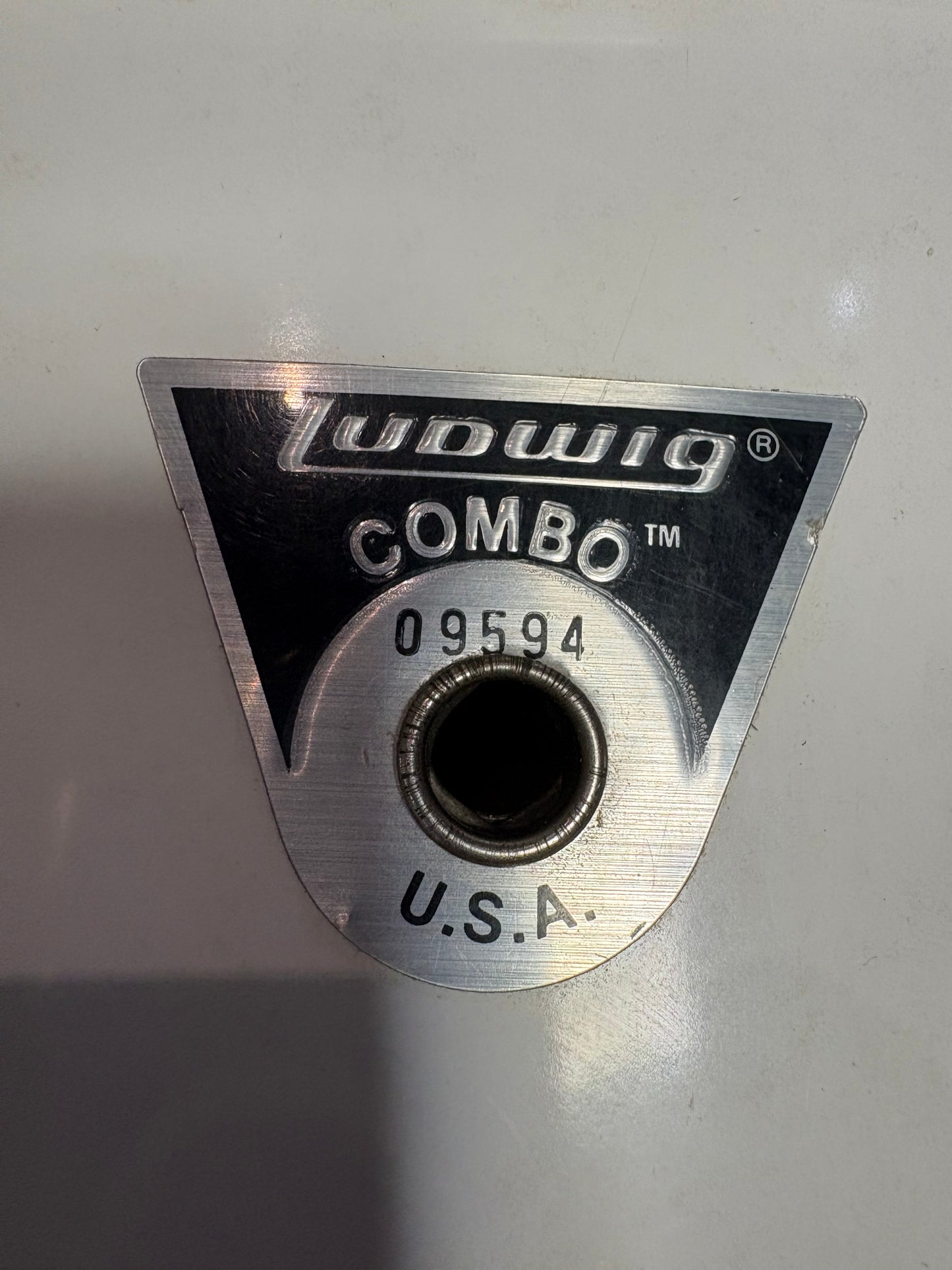 Ludwig Combo 22"x14" Bass Drum - White Cortex Wrap  (1978-1980)
