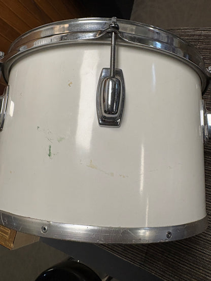 Ludwig Combo 12"x8" Concert Tom - White Cortex Wrap (1978-1980)