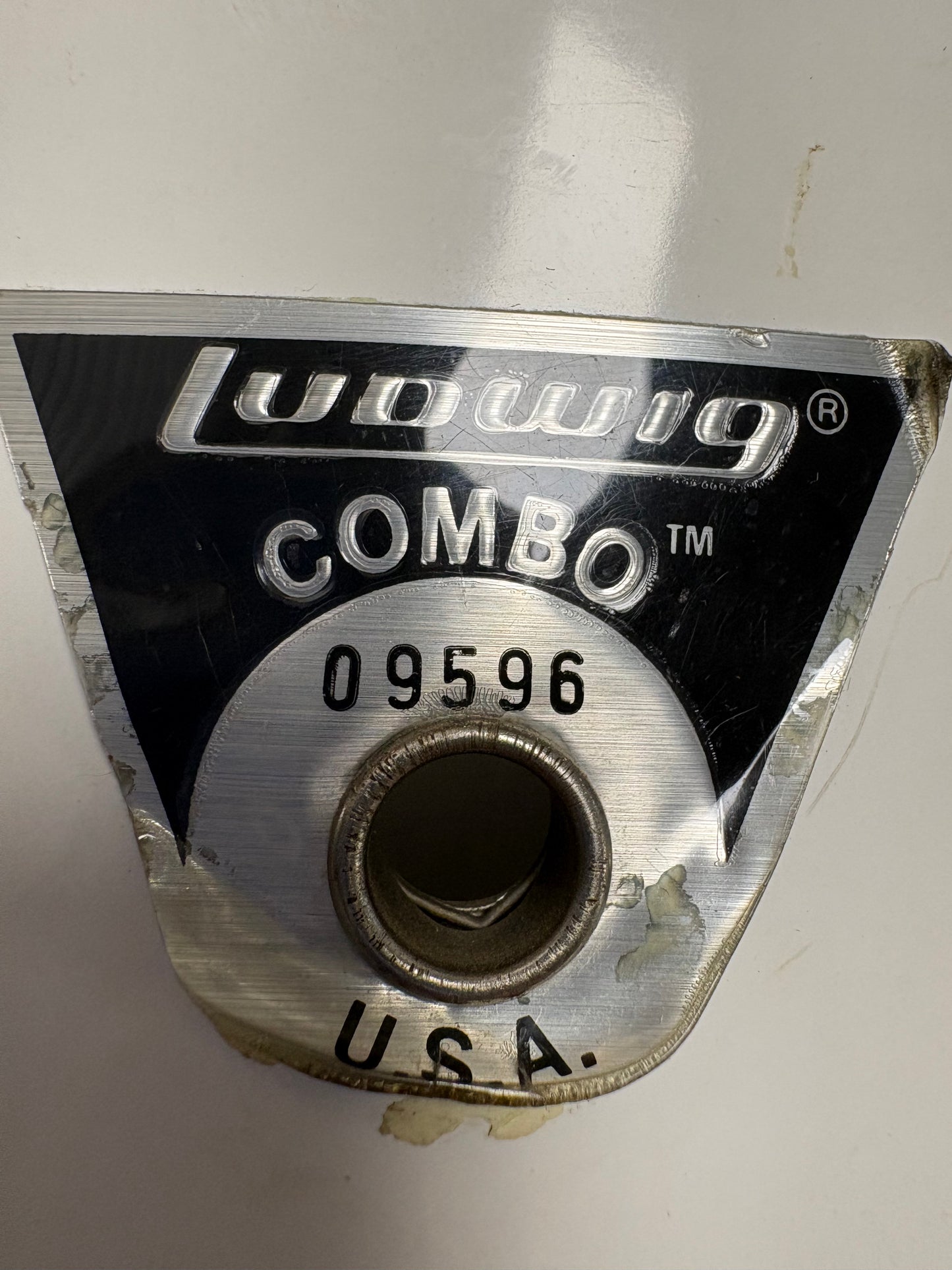 Ludwig Combo 12"x8" Concert Tom - White Cortex Wrap (1978-1980)
