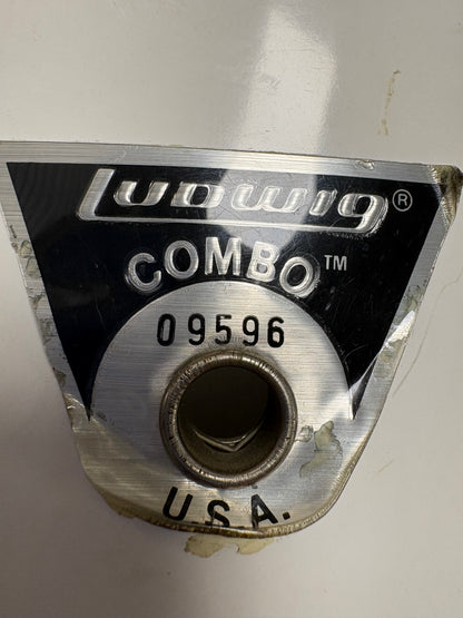 Ludwig Combo 12"x8" Concert Tom - White Cortex Wrap (1978-1980)