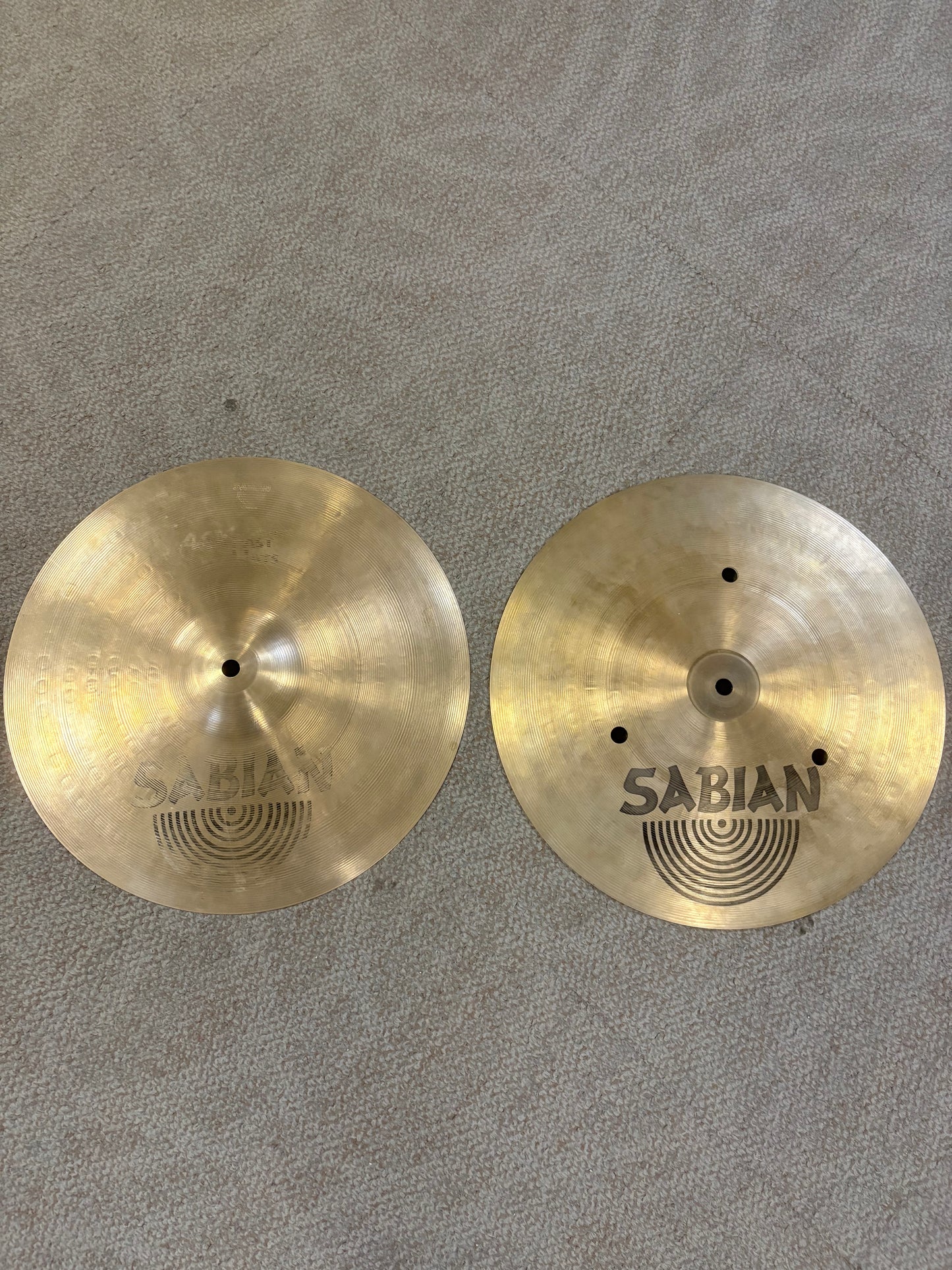 Sabian AAX 14" Fast Hi-Hat Cymbals (Used)