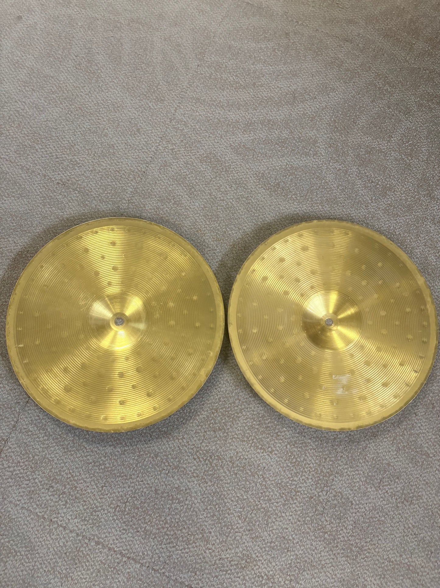 Squier 14" Brass Hi-Hat Cymbals (Used)